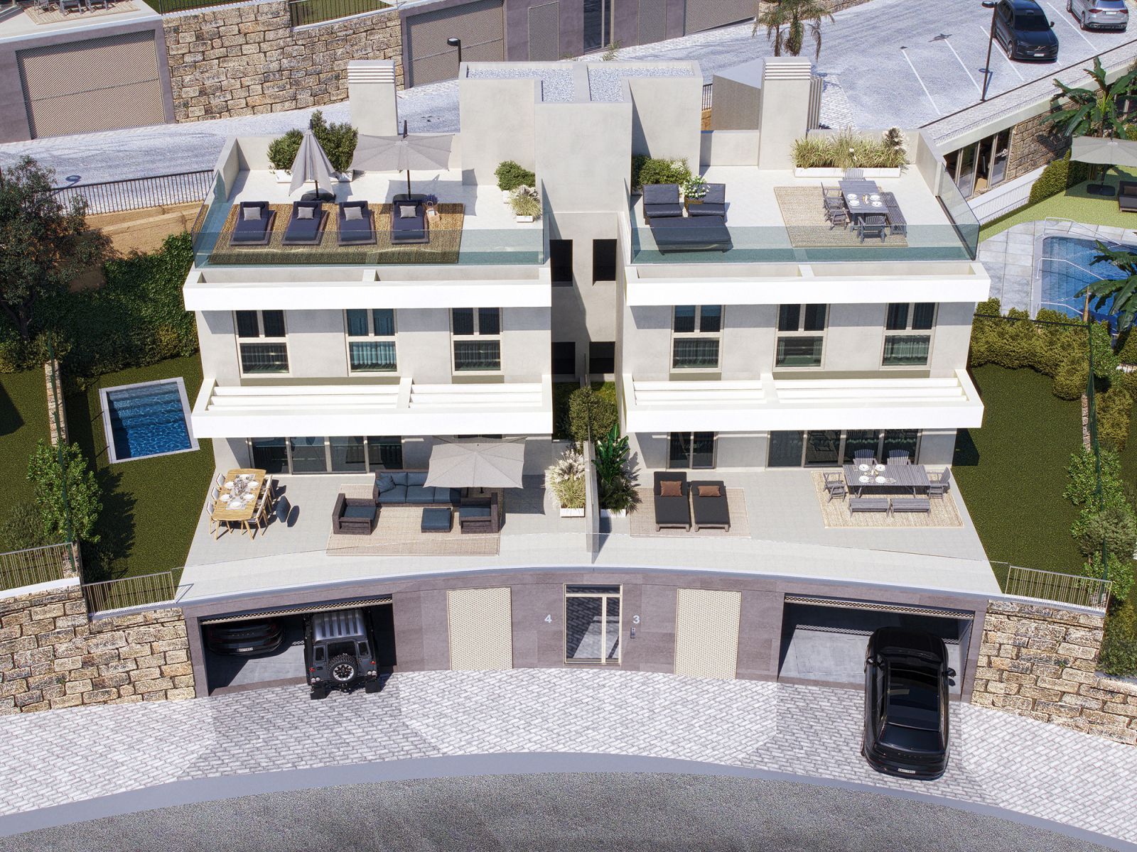3 Bed Middle Floor Apartment in Mijas in Mijas, Semi-Detached House